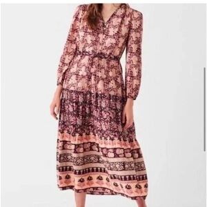 NWT Faherty Idina Block Print Dress Size XS